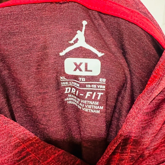 Jordan Red and Black Hoodie - Picture 3 of 5